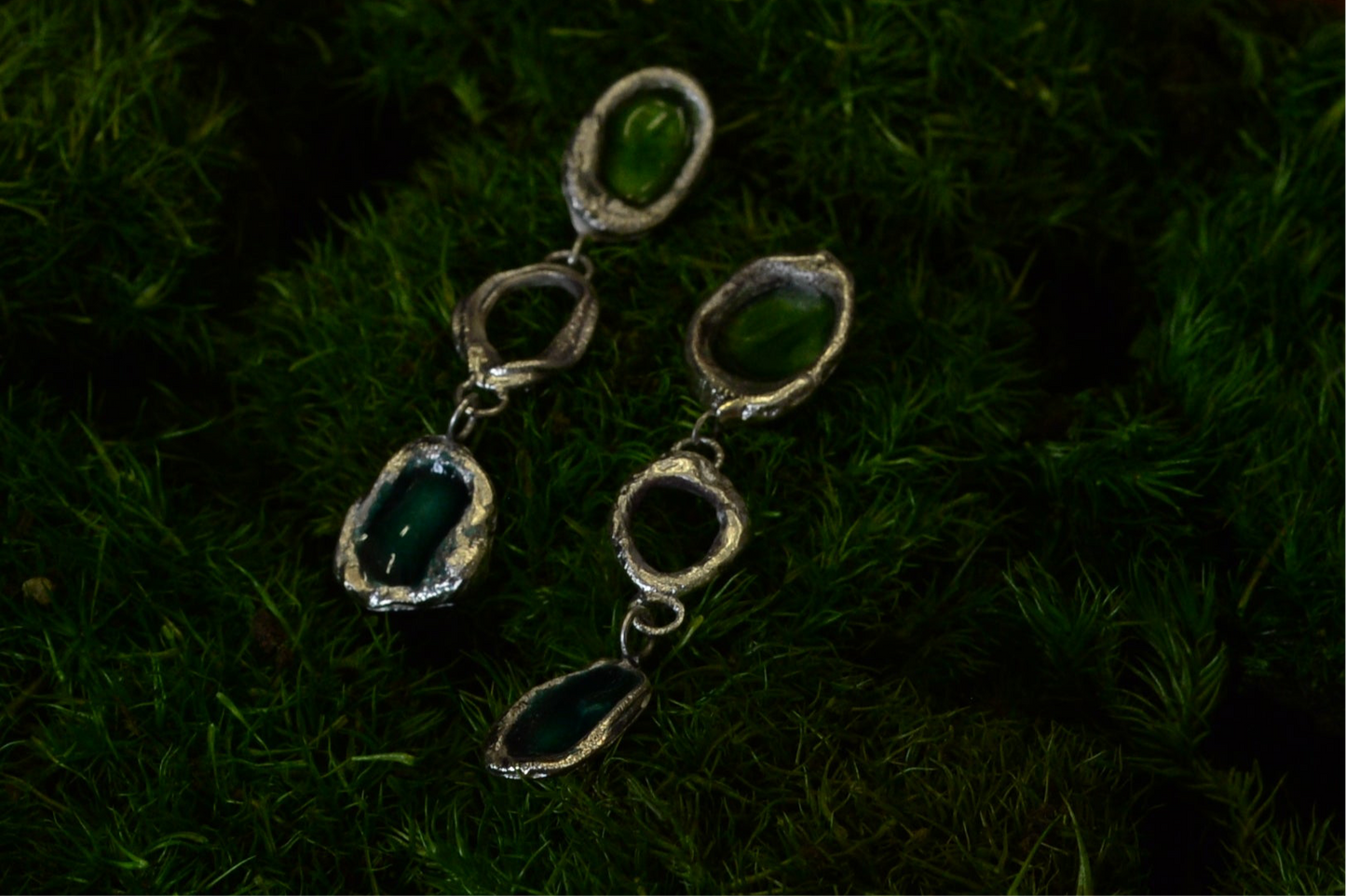 Enamel Earring