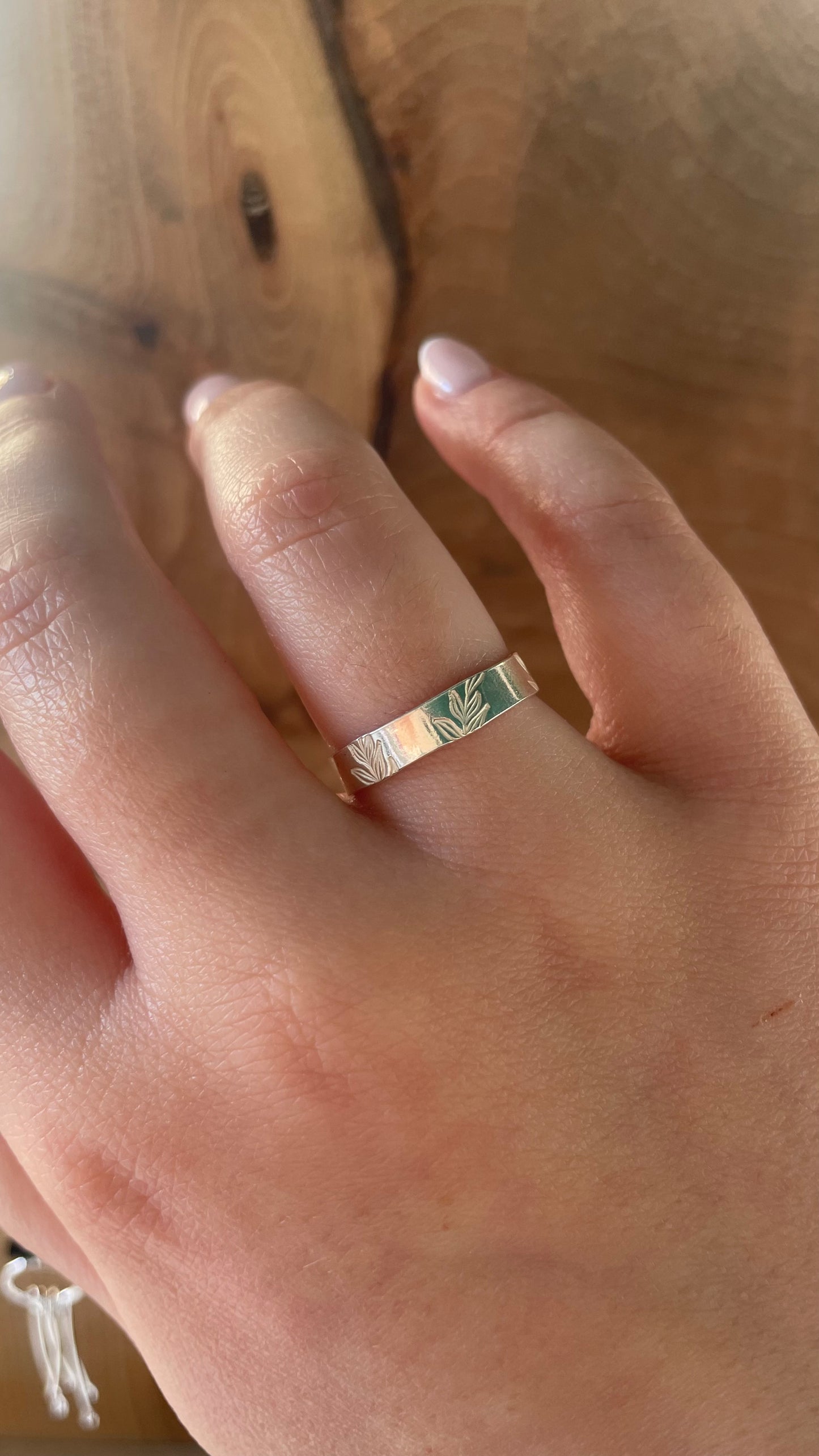 Fern Band Ring