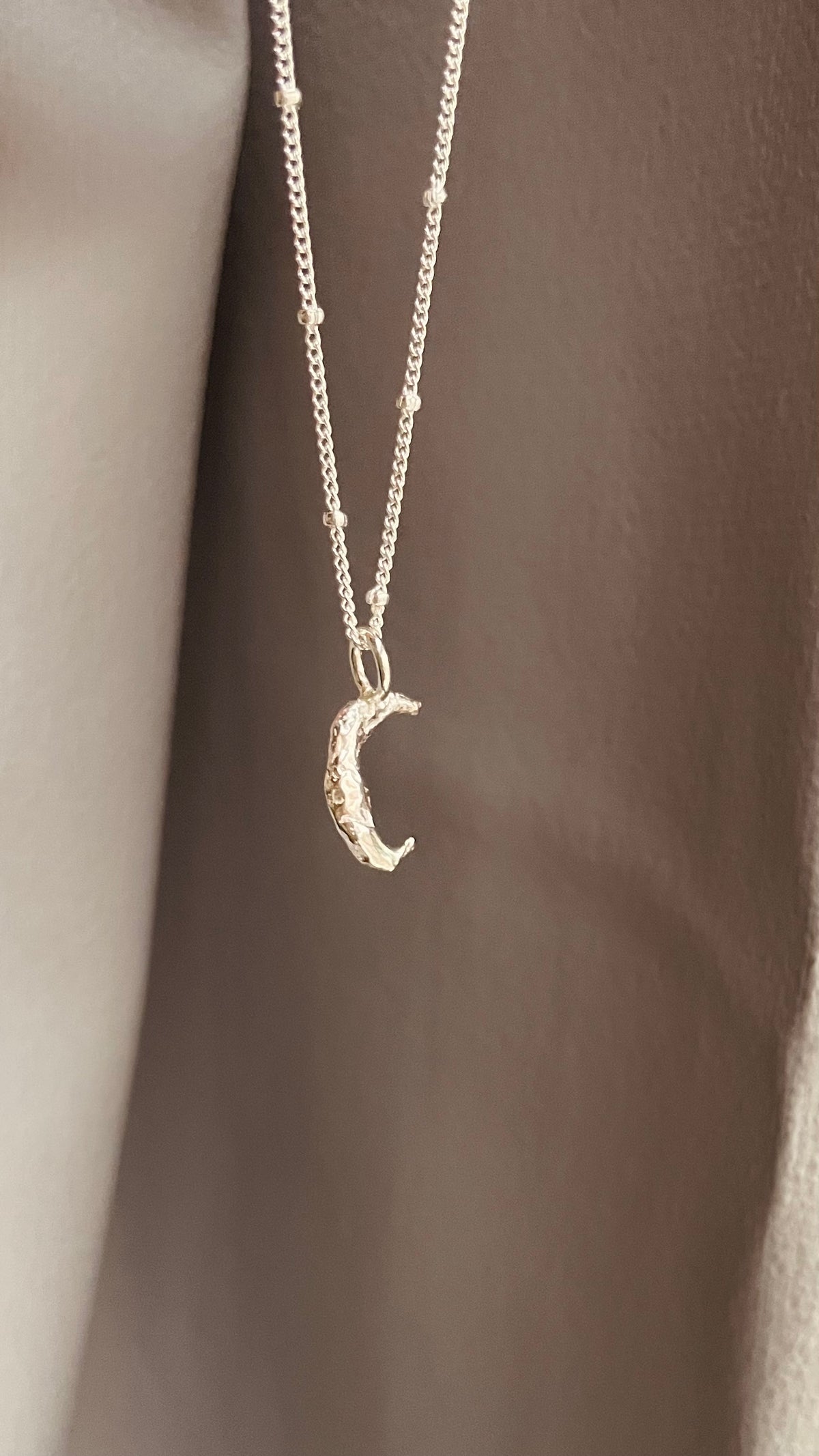 Organic Moon Necklace