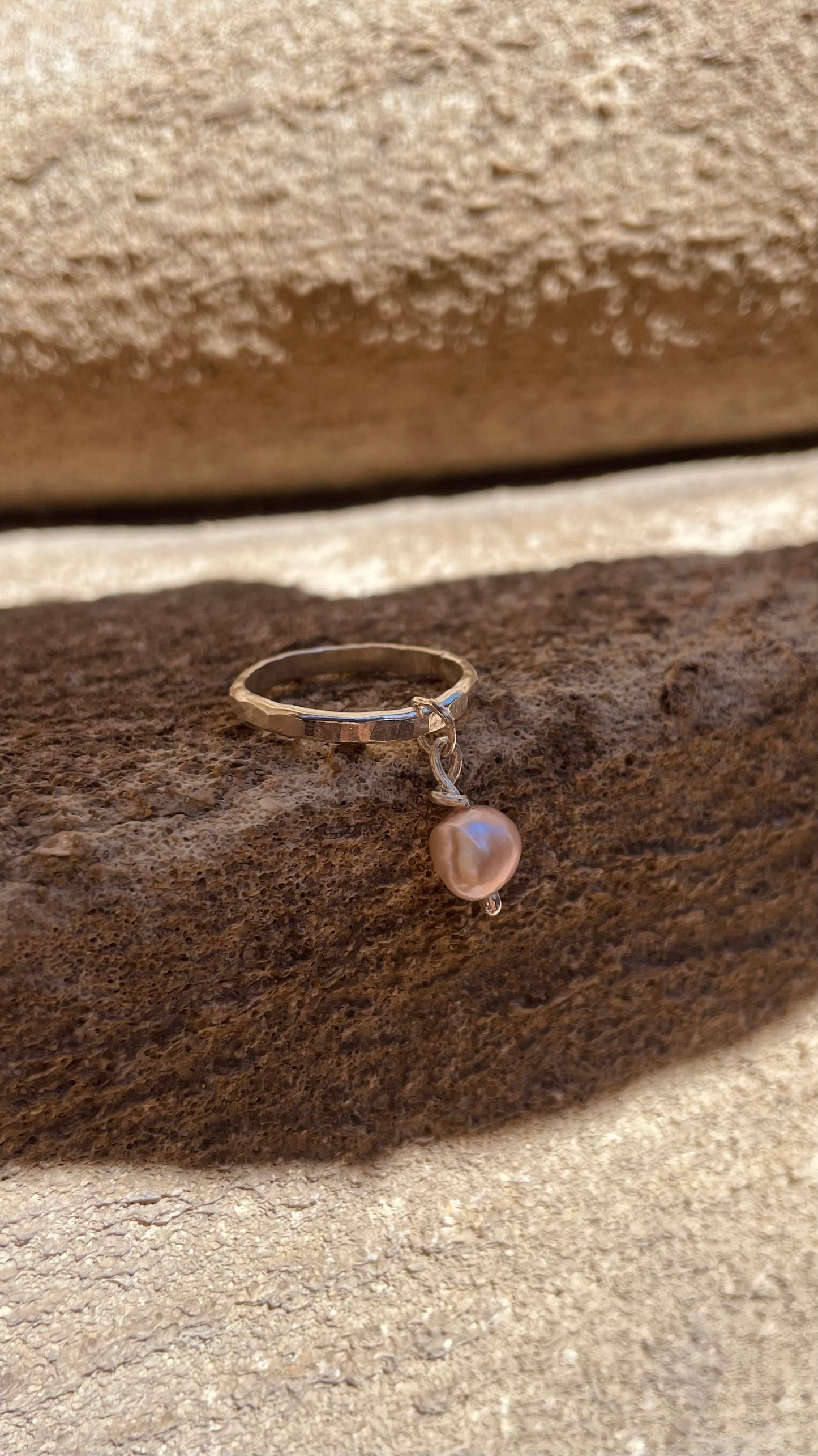 Freshwater Pearl Charm Ring