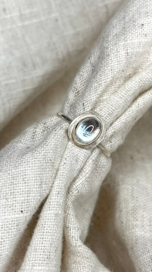 Dainty Topaz Ring
