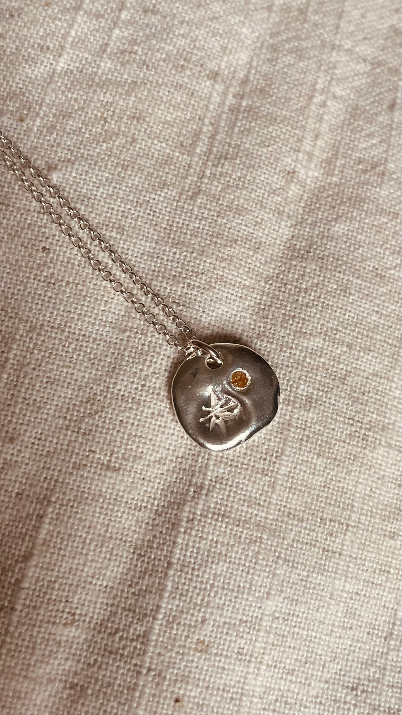 Organic Nova Zirconia Necklace