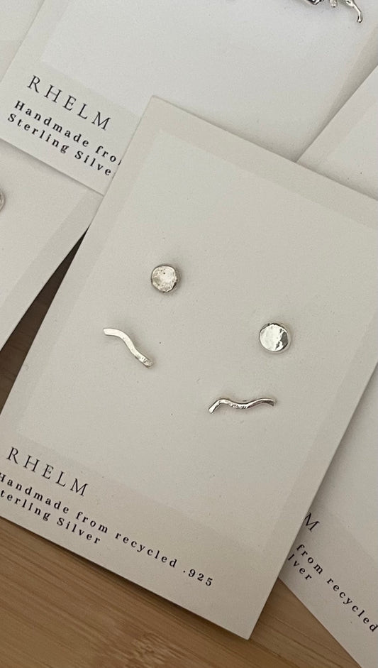 Mixed Stud Earrings