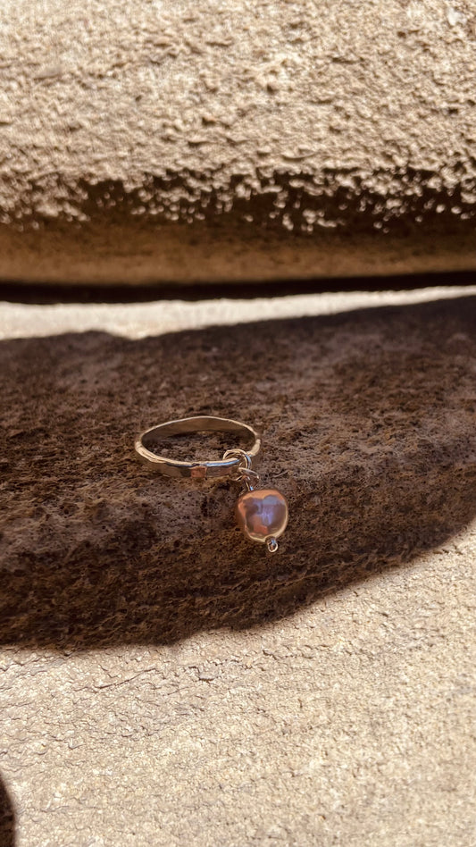 Freshwater Pearl Charm Ring