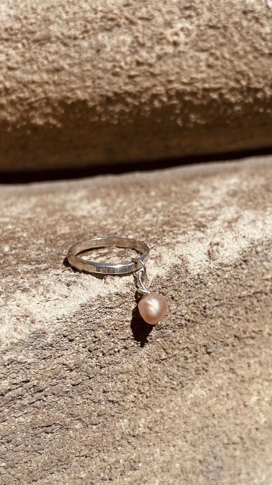 Freshwater Pearl Charm Ring