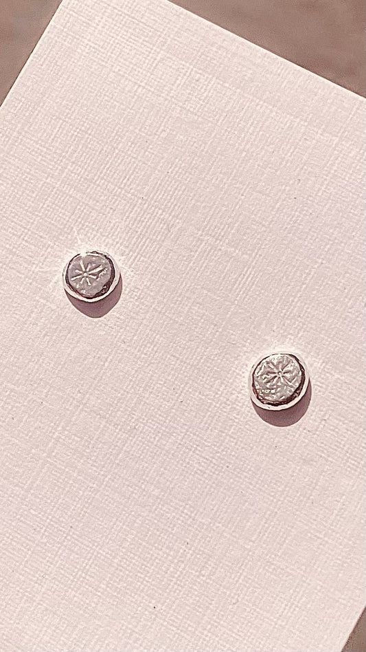 Nova Stamped Stud Earrings