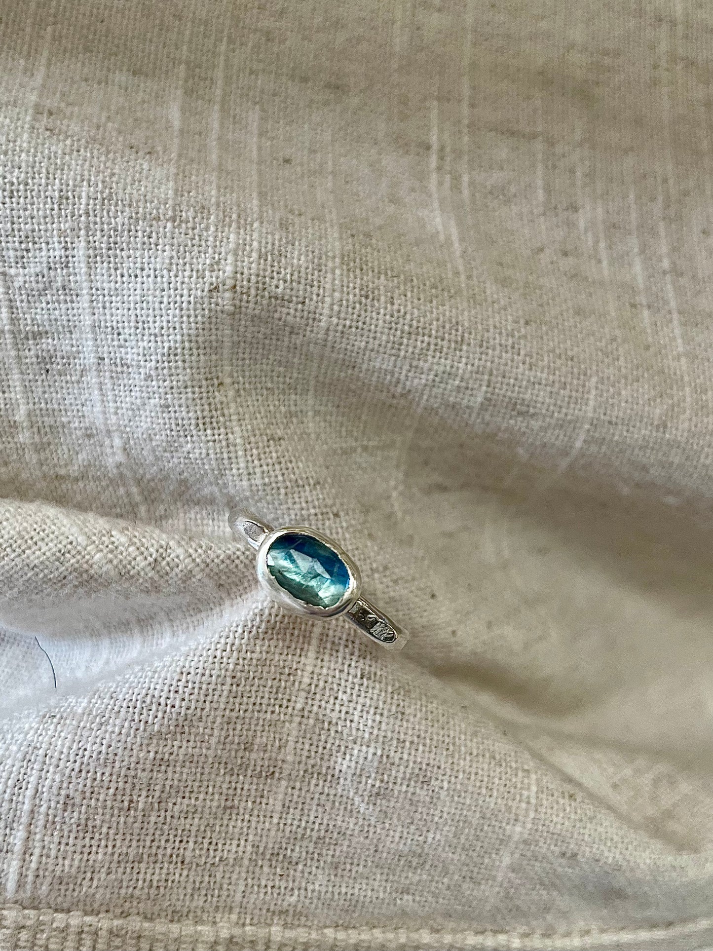 Blue Kyanite Ring