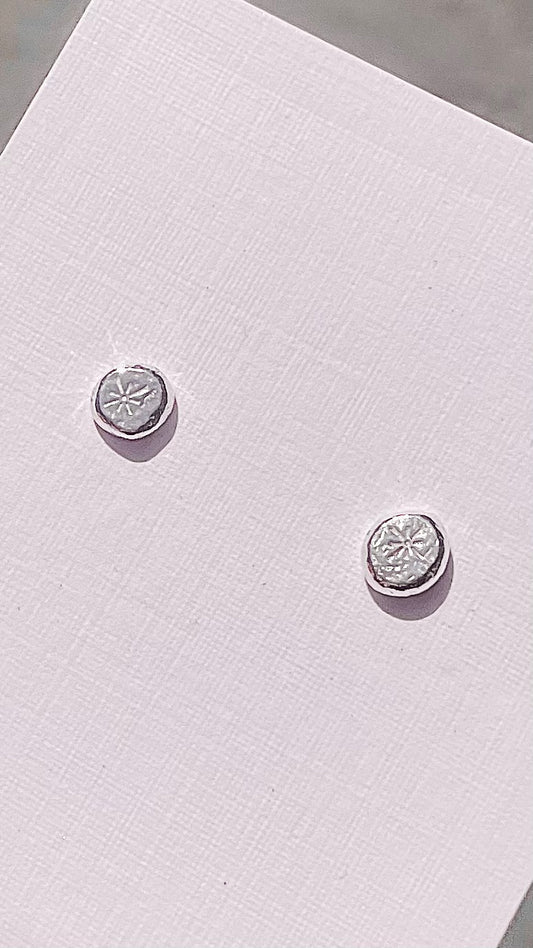 Nova Stamped Stud Earrings