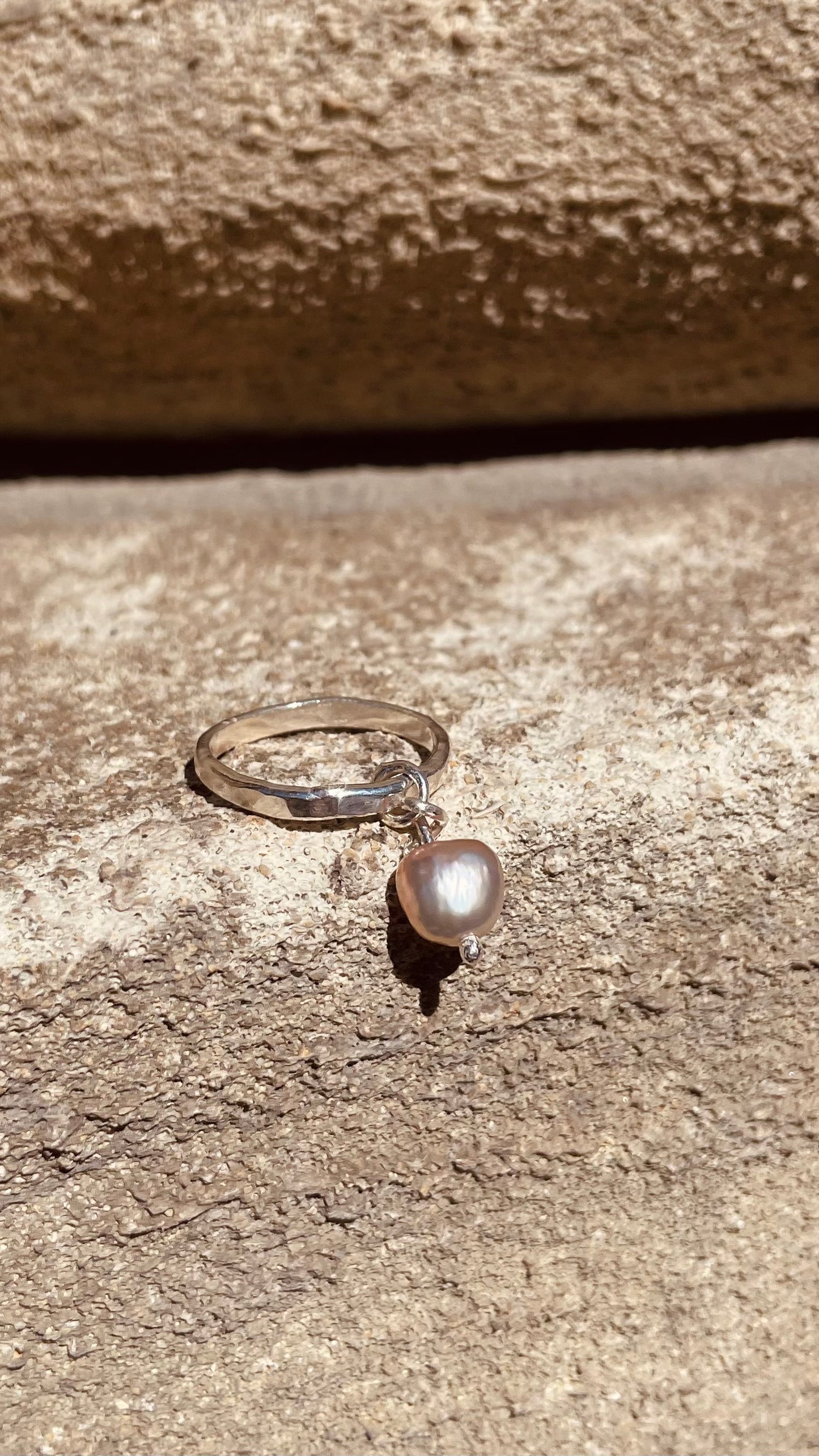 Freshwater Pearl Charm Ring