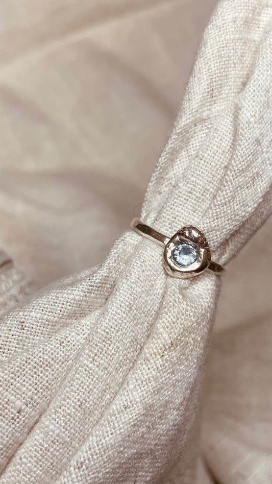 Organic Topaz Ring