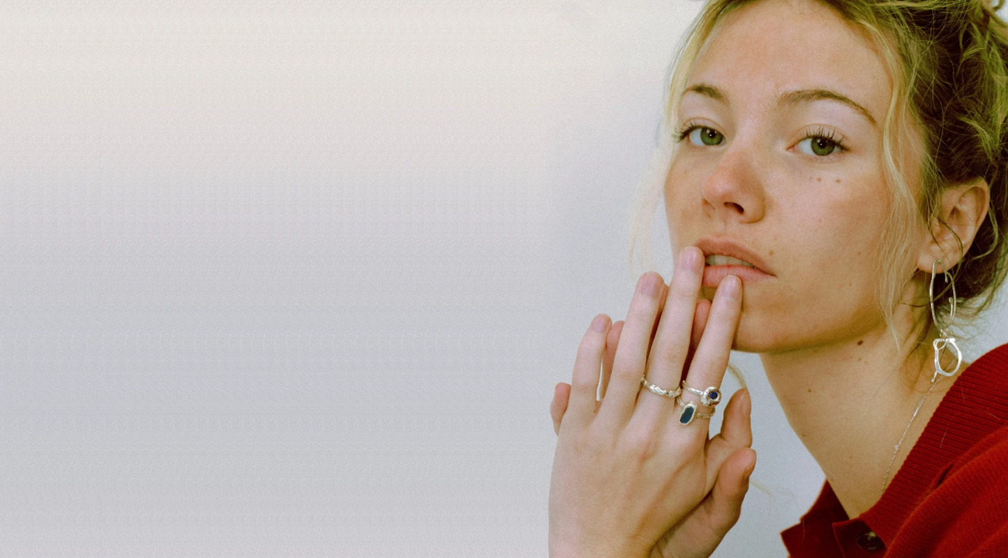 Sapphire Pebble Ring