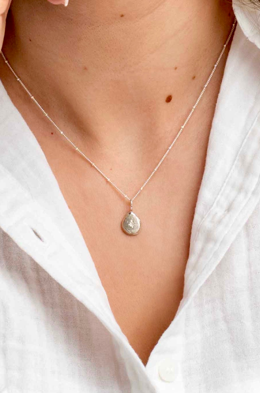 Recycled North Star Necklace