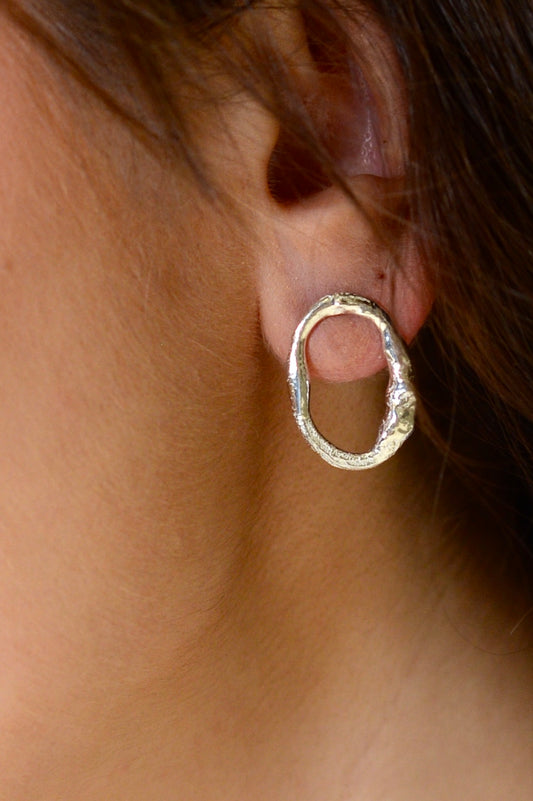 Organic Stud Earrings