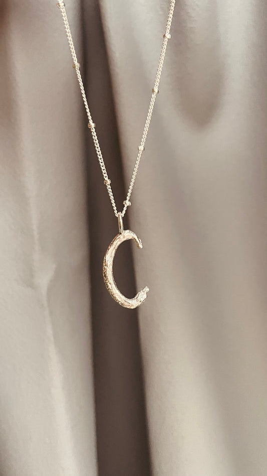 Organic Moon Necklace