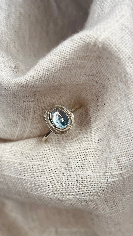 Dainty Topaz Ring