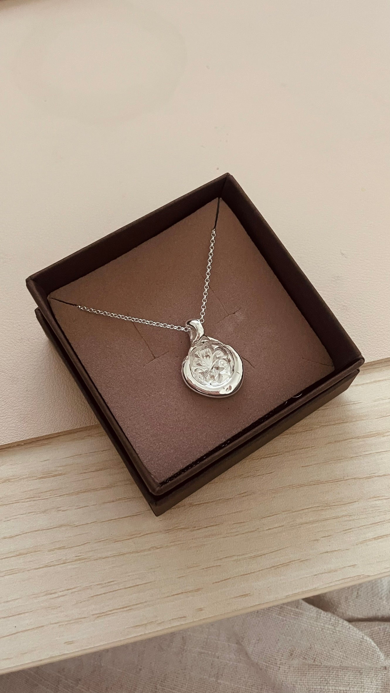 Organic Hibiscus Necklace