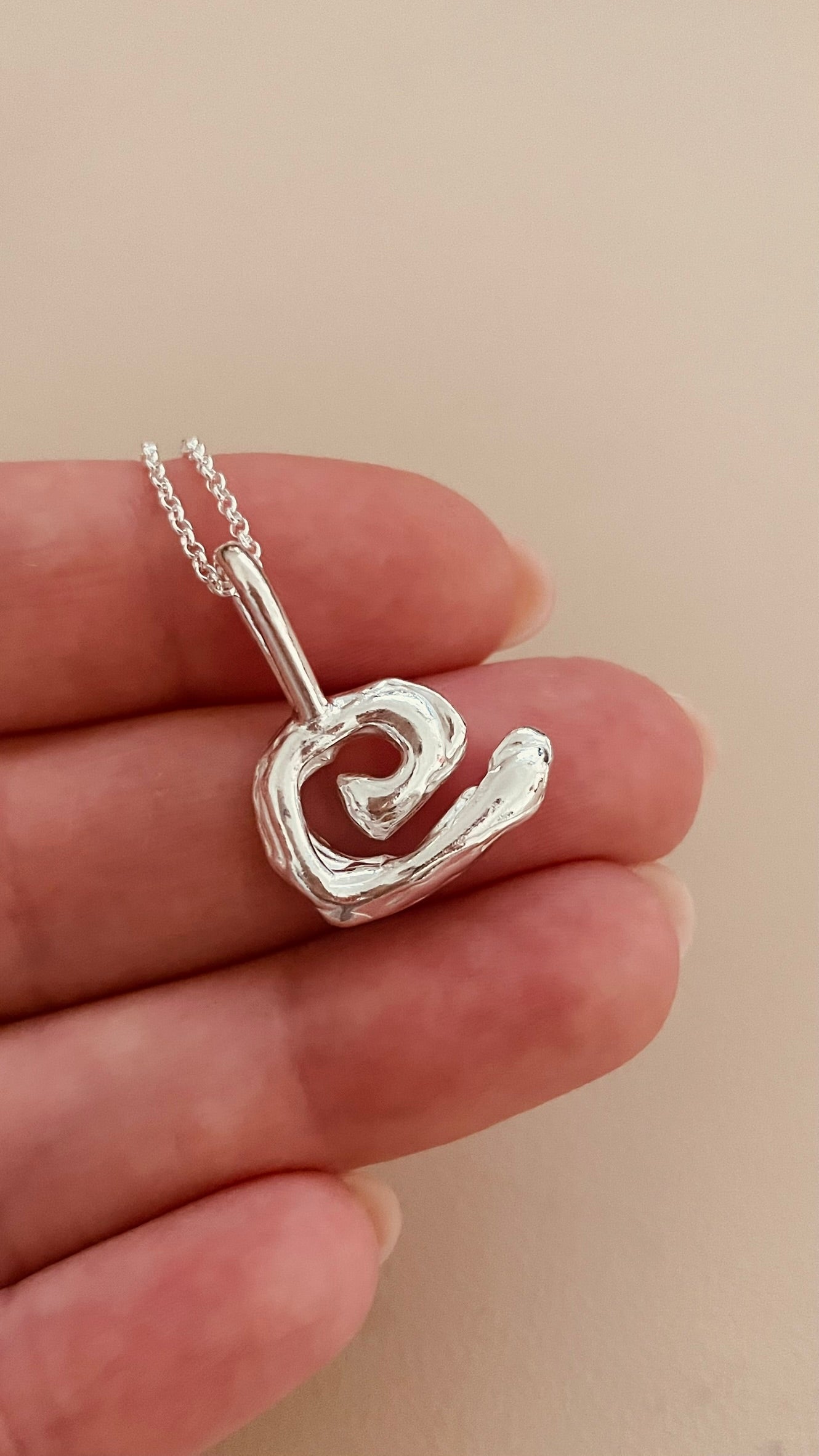Organic Spiral Necklace