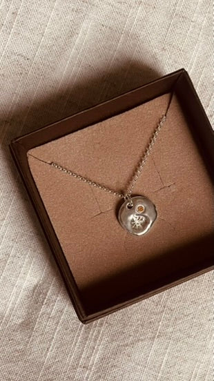 Organic Nova Zirconia Necklace