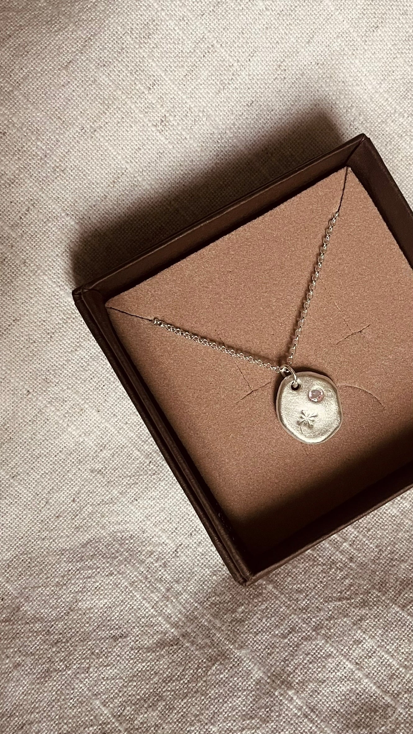 Matte Nova Zirconia Necklace