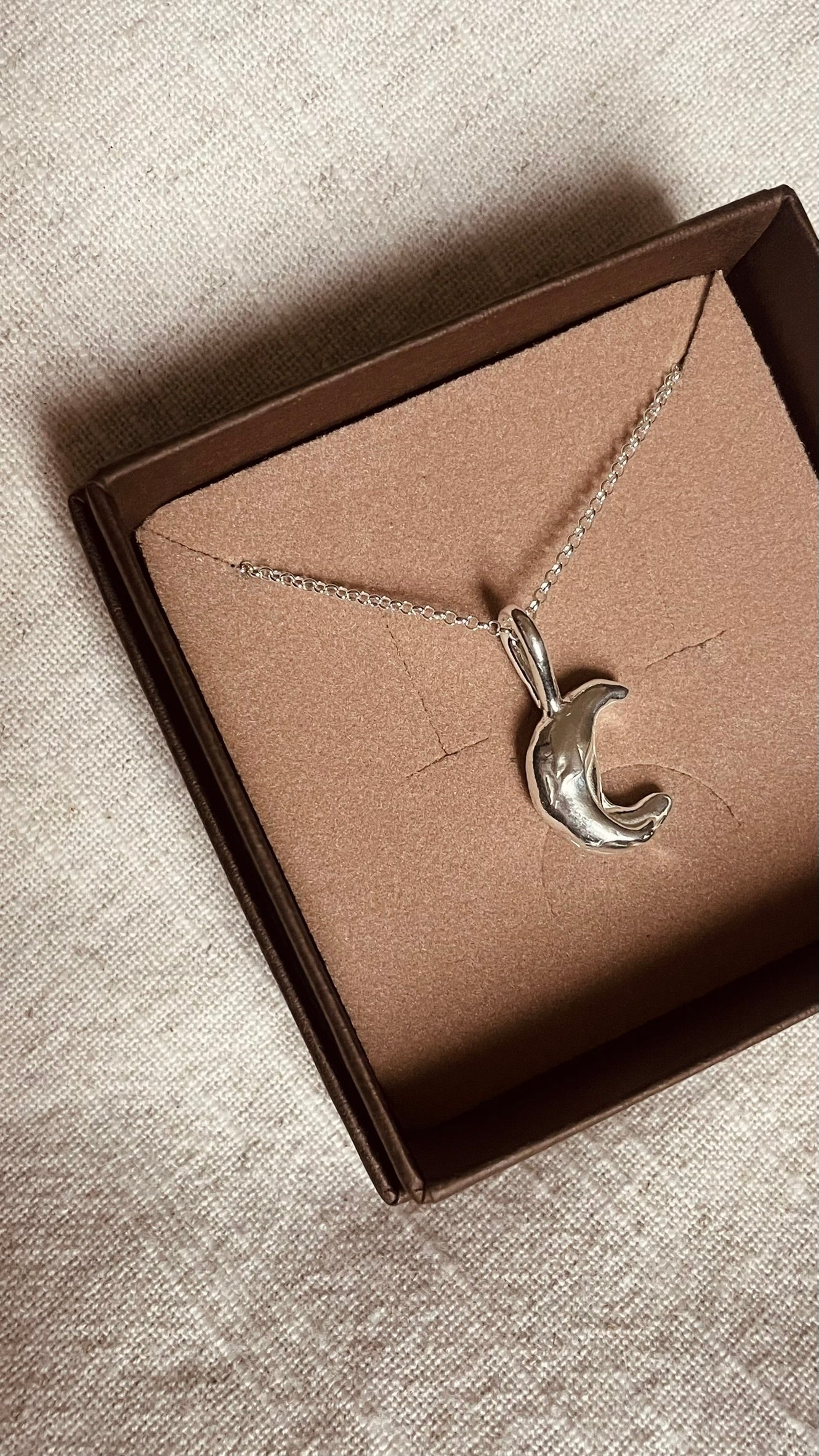 Organic Moon Necklace